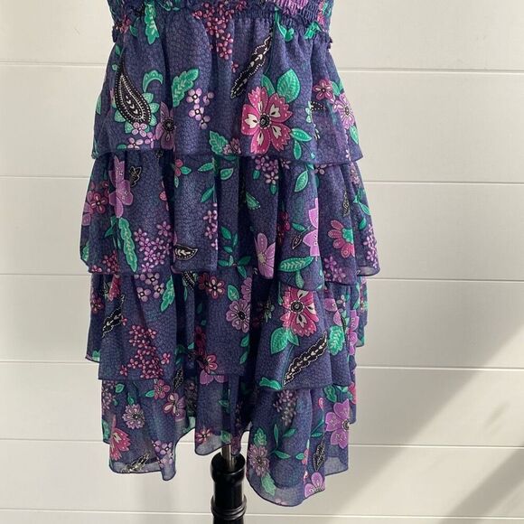 American Eagle strapless tiered dress perfect for - Picture 2 of 7